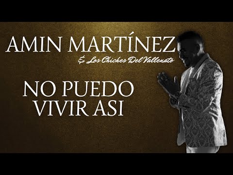 Amin Martinez & Los Chiches Vallenato - No Puedo Vivir Así (Video Audio Oficial)