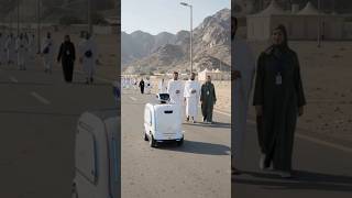 Hundreds of Robots Serving Pilgrims with Water & Dates 🤖💧🌴