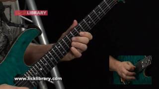 Out In the Fields - Guitar Solo - Slow &amp; Close Up - www.licklibrary.com