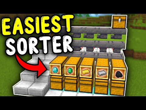 EASIEST AUTO SORTER In Minecraft 1.21+!
