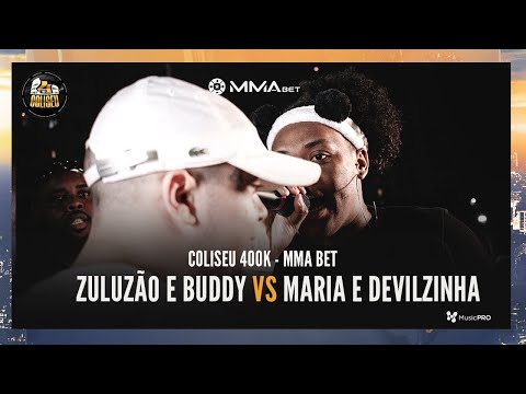 ZULUZÃO (SP) E BUDDY POKE X DEVILZINHA E MARIA (SP) - BATALHA DO COLISEU - EDIÇÃO MMA BET
