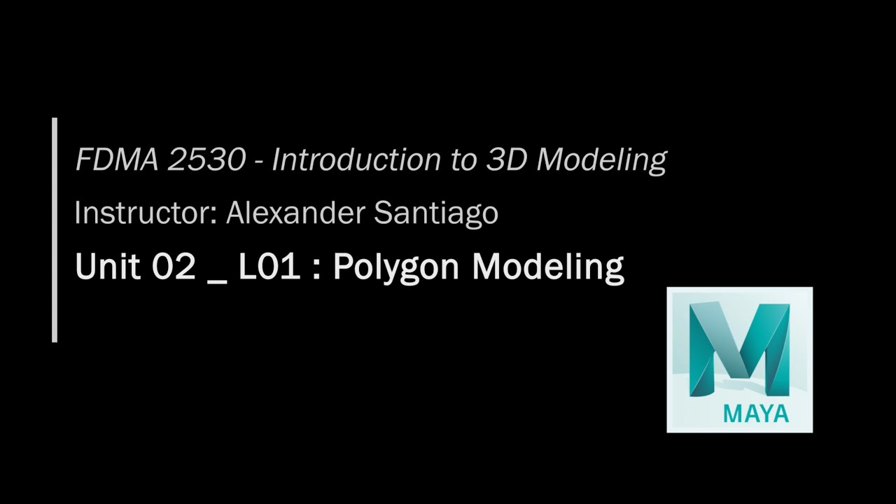 U02 L01 Polygon Modeling - Headphones