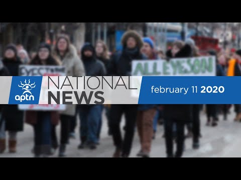APTN National News February 11, 2020 – Ottawa occupation continues, Railway shut down hits day six