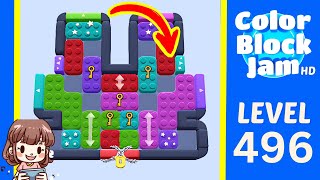 Solution du Niveau 496 de Color Block Jam