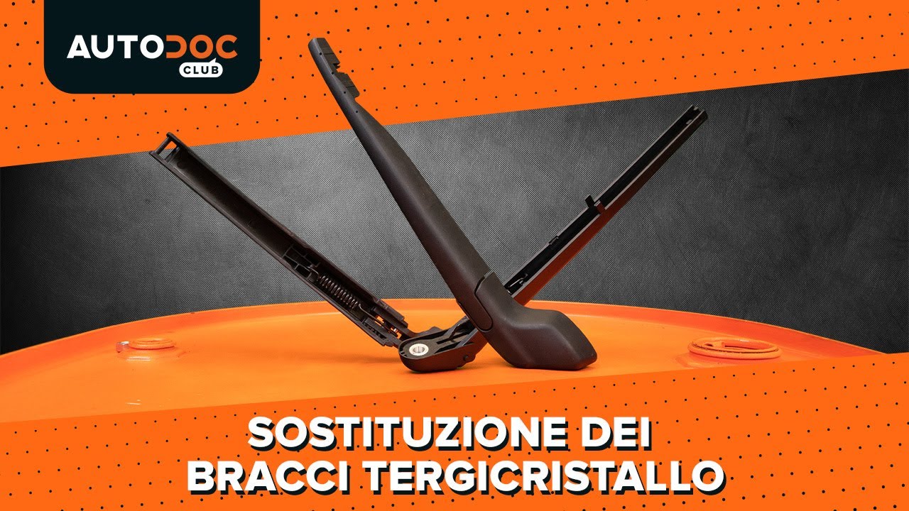 Come cambiare braccio tergicristallo su un'auto - Guida alla sostituzione