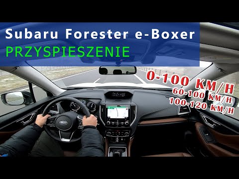 Subaru Forester e-Boxer 150KM przyspieszene 0-100 km/h (acceleration) 🏁