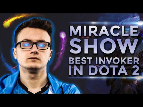 BEST INVOKER in Dota 2 - Miracle Show