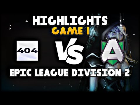 Just Error vs Alliance EPIC LEAGUE DIVISION 2 Highlights ● Lower Bracket R2 ● Game 1 ● BO3