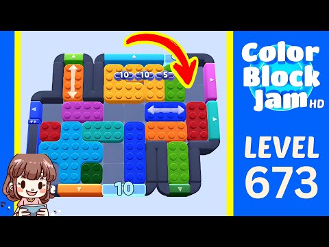 Color Block Jam Level 673 Solution Walkthrough
