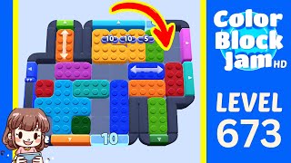 Soluzione del Livello 673 di Color Block Jam