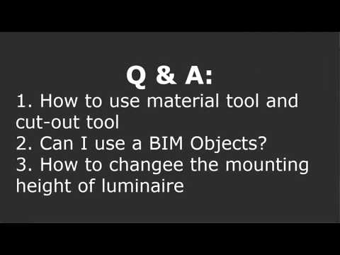 Q&A: Material and Cut out tool, Objects, and mounting height
