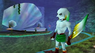 pov: You Stay the Night inside Zora's Domain in Zelda 64 Majora's Mask (With Music and Rain)
