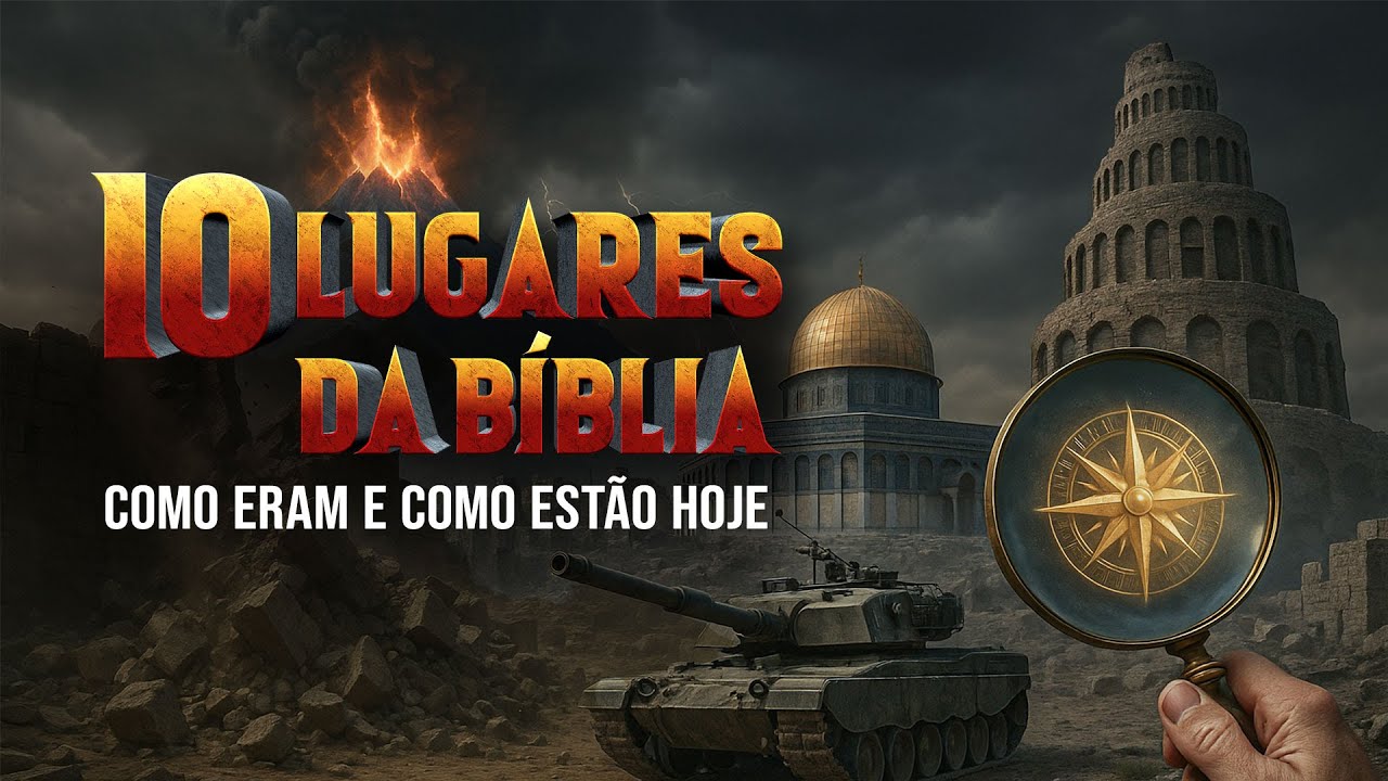 10 LUGARES DA BÍBLIA: Como Eram e COMO ESTÃO HOJE (o último vai te surpreender)