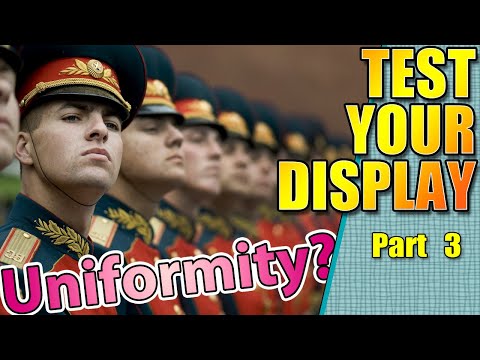 Display color and backlight uniformity test v2.01 | Test your display | #3