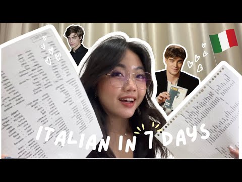 i learned italian in 7 days bc i'm in love with lorenzo zurzolo