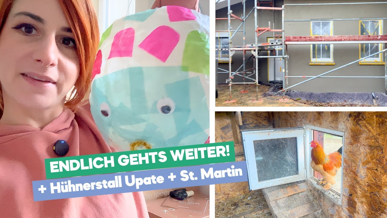 Die Fassade wird gemacht 🥹 / Hühnerstall Umbau / St. Martin Umzug | Weekly Vlog 020-25