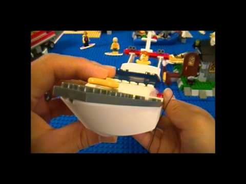 Lego 4642 Review Fishing Boat City Harbour