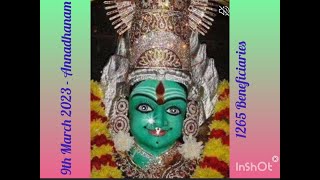 9th March 2023 – Annadhanam by our Trust