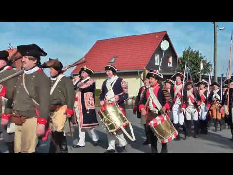 Nachstellung der Schlacht bei Maxen vom 20. November 1759