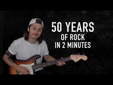 50 YEARS OF ROCK IN 2 MINUTES