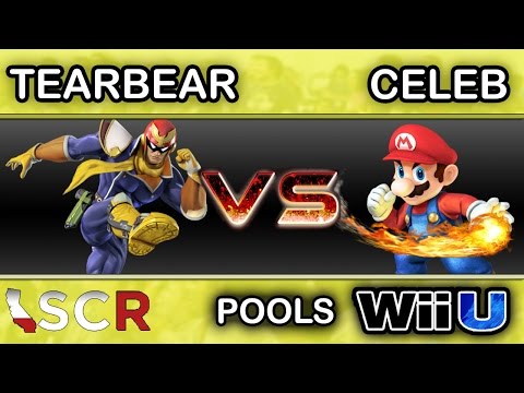 SCR 2015 - Tearbear (Captain Falcon) Vs. Celeb (Mario) Pools - Smash Wii U