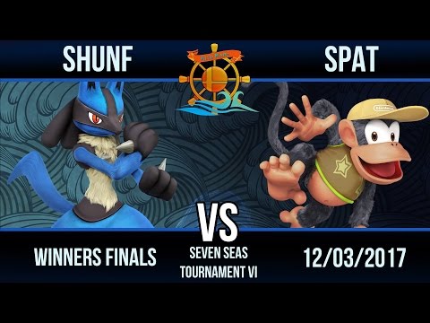 Seven Seas Tournament 6 -  Shunf (Lucario) vs Spat (Diddy Kong) - Winners Finals