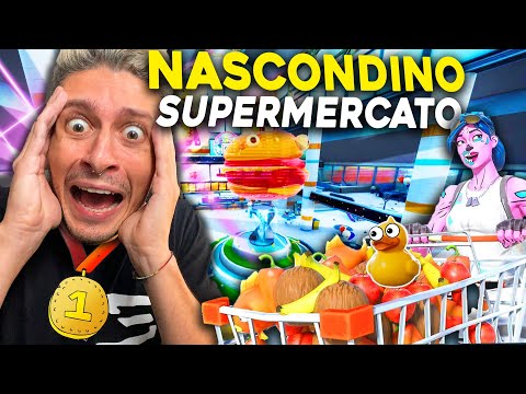 NASCONDINO NEL SUPERMERCATO !! FORTNITE PROP HUNT