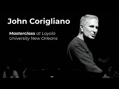 John Corigliano's Masterclass at Loyola University New Orleans
