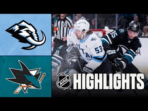 Mammoth vs. Sharks | NHL Highlights | December 01, 2025