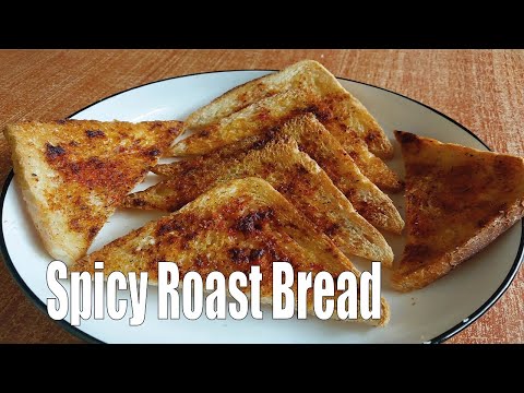 Spicy Roast Bread Recipe | Easy Toasted Bread with Butter & Spices | 10-Min Quick Snack