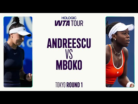Victoria Mboko vs. Bianca Andreescu | 2025 Tokyo Round 1 | WTA Match Highlights