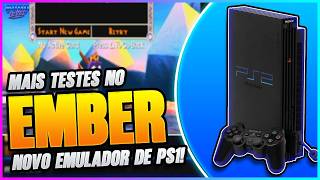 EMBER! Mais testes no novo emulador de PS1 para PS2! Usando o launcher direto do PS2!