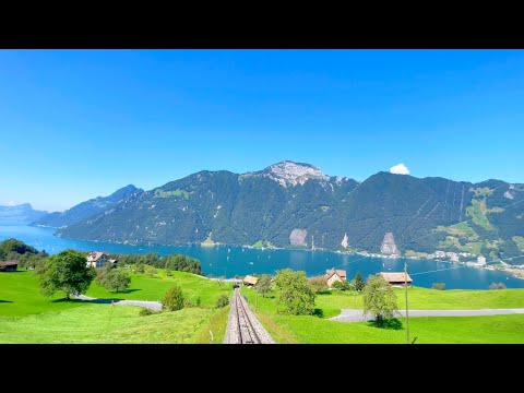 Treib–Seelisberg–Bahn/Funicular || Stunning Switzerland🇨🇭 || Lily🌸