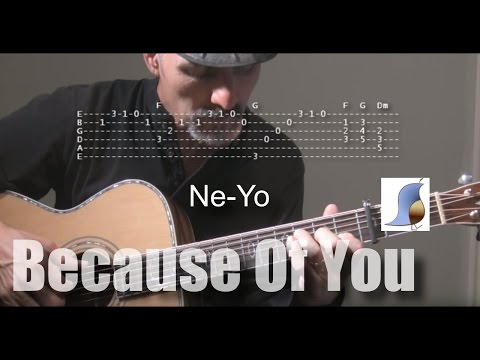 Ne-Yo - Because Of You - Guitar Lesson