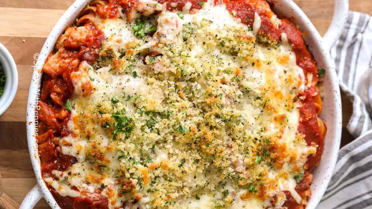 Chicken Parmesan Casserole Recipe | 1 Minute Recipes