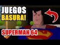 Jugando Juegos Basura Superman 64 Para Nintendo 64 n64