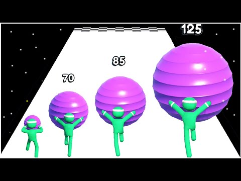 Gym Ball Run - merge ball run - Gameplay Walkthrough