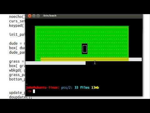 Learn Python curses 14 Creating a Player - Mind Luster