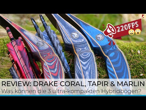 Review: Coral, Tapir & Marlin - Was leisten die neuen Elite Hybridbögen von Drake Archery?