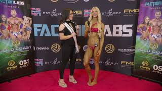 FMG International Gold Coast 2025 backstage interview with Lauren