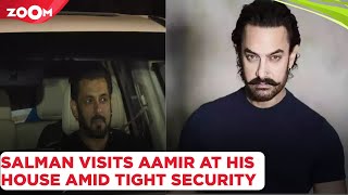 Salman Khan meets Aamir Khan at his residence amid tight security