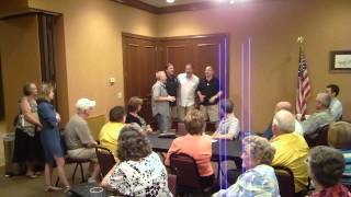 Music video thumbnail preview for Darkness on the Delta - Old School Quartet by The Mom and Dads