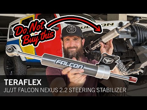 Why I Switched: From Fox 2.0 TS to Teraflex Falcon Nexus 2.2 Steering Stabilizer for Jeep JL/JT