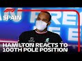 Lewis Hamilton Reflects On Reaching 100 Pole Positions | 2021 Spanish Grand Prix