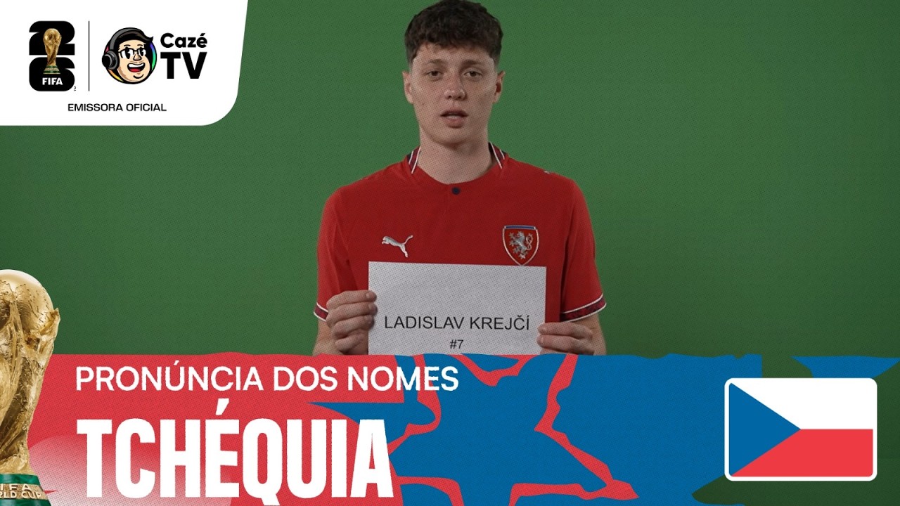 APRENDA A FALAR CORRETAMENTE OS NOMES DOS JOGADORES DA TCHÉQUIA DA COPA DO MUNDO FIFA™ 2026