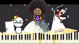 Mirror, Sailboat. - NPT Music Remix - DanTDM - Piano Cover