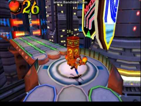Crash Bandicoot: Warped - Level 29/19: Future Frenzy (100%)