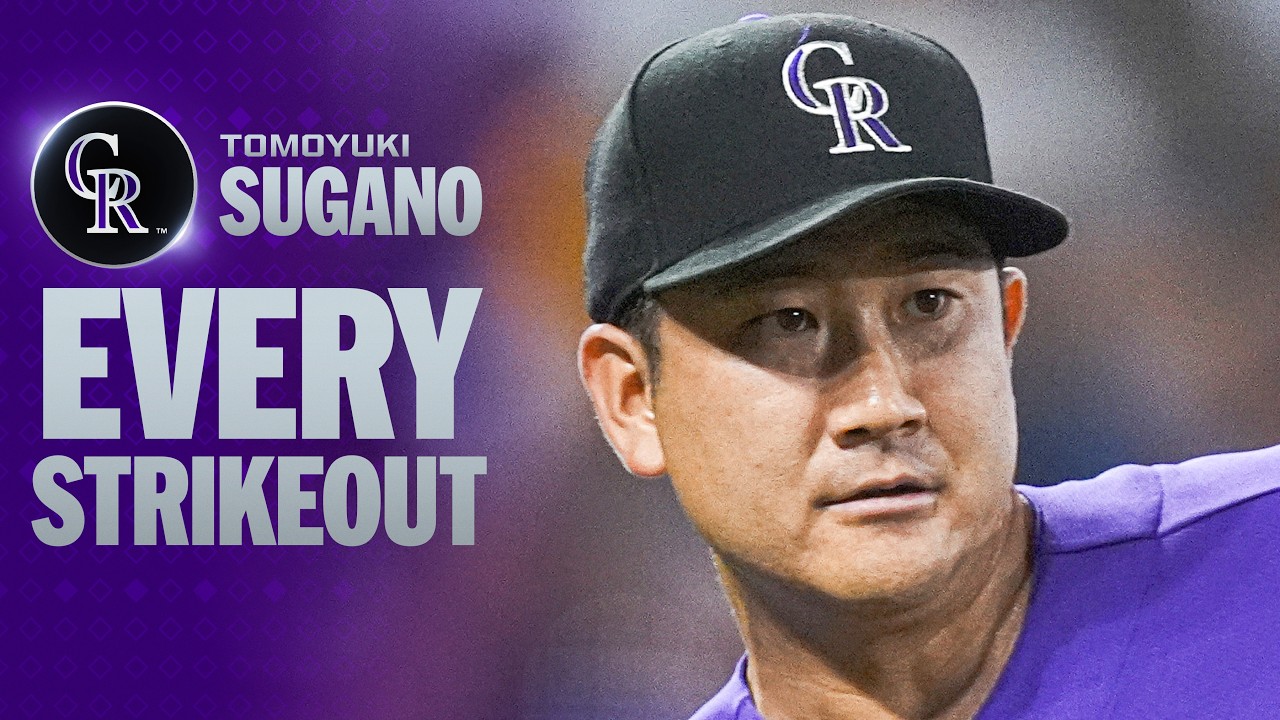 Highlights from Tomoyuki Sugano's latest start with the Rockies! (5 strikeouts) 🏔️