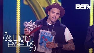 SNEAK PEEK - Chris Brown &#39;s Acceptance Speech | Soul Train Awards