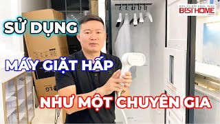 Dễ dàng sử dụng Máy giặt hấp LG Styler SC5GMR80H 2024 chuẩn như  chuyên gia của. LH : 0902188911